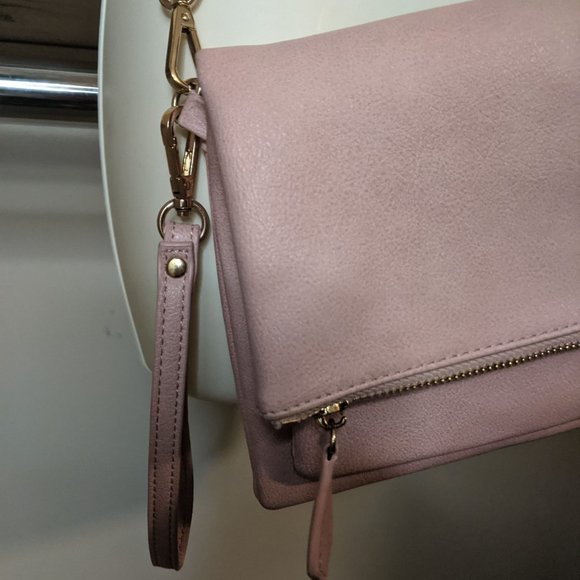 Urban Expressions Baby Pink Vegan Leather Purse - Picture 4 of 6
